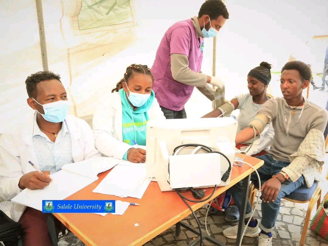 Hawaasni Tajaajila Yaala Fayyaa Bilisaa Hospitaalli Hunda-Galeessa Addaa Yuunivarsiitii Salaalee Kenneef Galateeffate